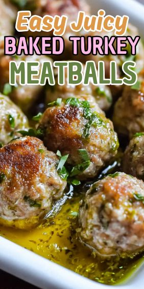 Easy Juicy Baked Turkey Meatballs Keto Turkey Meatballs Baked, Ranch Turkey Meatballs, Cheesy Turkey Meatballs, Turkey Meatball Dipping Sauce, Best Ever Turkey Meatballs, Quick Turkey Meatballs, Protein Turkey Meatballs, Italian Turkey Meatballs Recipe, The Best Turkey Meatballs