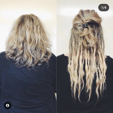 Curly Blonde Wavey Dreads Locs Dread Updo Short Hair Partial Dreads, Partial Dreads On Short Hair, Partial Locs Curly Hair, Partial Dreads Placement Short Hair, Partial Dreadlock Extensions, Dreads With Extensions, Partial Dreads Curly Hair, Partial Dreads Short Hair, Partial Dreads Hairstyles