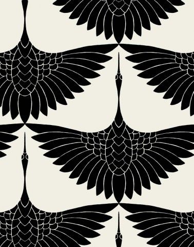 Carrie Hansen Swan Textile Design Ideas for repeating patterns, classic art deco time. Visuell Identitet, Skirt Diy, Motif Art Deco, Animal Illustrations, Design Textile, Black And White Pattern, Pretty Patterns, Art Deco Style, Textile Patterns