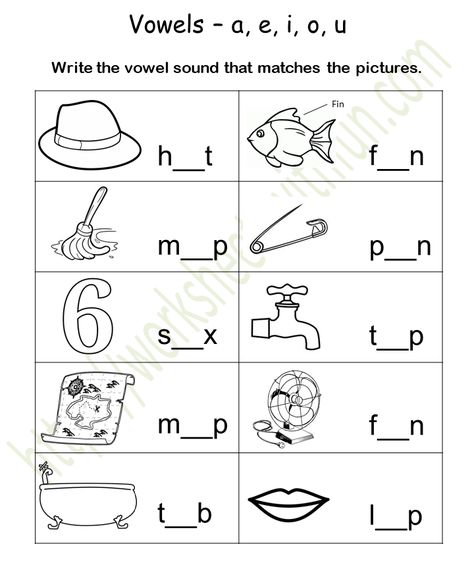 Sr Kg English Worksheet, Kg2 English Worksheets, Sr Kg Worksheets English, Vowel Worksheets For Kindergarten, Phonics Cvc, Cvc Words Worksheets, Cvc Words Kindergarten, Blends Worksheets, Kindergarten Phonics Worksheets