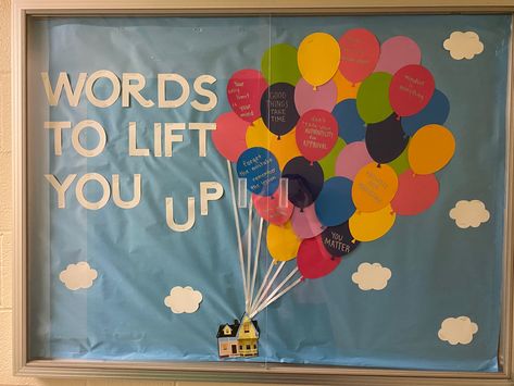 Encouraging Board Ideas, May Board Ideas For Work, Bulletin Board Positive Affirmations, Inspiring Boards Ideas, Bulletboard Ideas School, Teacher Wall Decor Bulletin Boards, College Fall Bulletin Boards, Pssa Bulletin Board Ideas, Hotel Bulletin Board Ideas