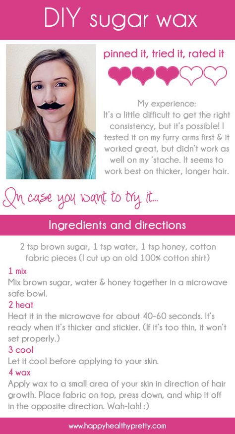 DIY sugar wax... Ok, I'm doing this wednesday evening when I'm done with clinicals and letting it cool while studying! Just in time for Valentine's day! Honey Waxing, Diy Sugar Wax, Homemade Sugar Wax, Best Permanent Hair Removal, Wax Recipe, Sugar Wax Diy, Hair Removal Diy, Sugar Waxing, Hair Removal Permanent