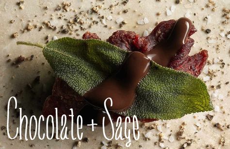 Chocolate + Sage | 23 Unexpected Flavor Combos That Taste Amazing Strawberry Gazpacho Recipe, Weird Food Combos, Sheet Pan Desserts, Weird Food Combinations, Balsamic Pot Roast, Watermelon Granita, Flavor Pairing, Flavor Combos, Unique Treats