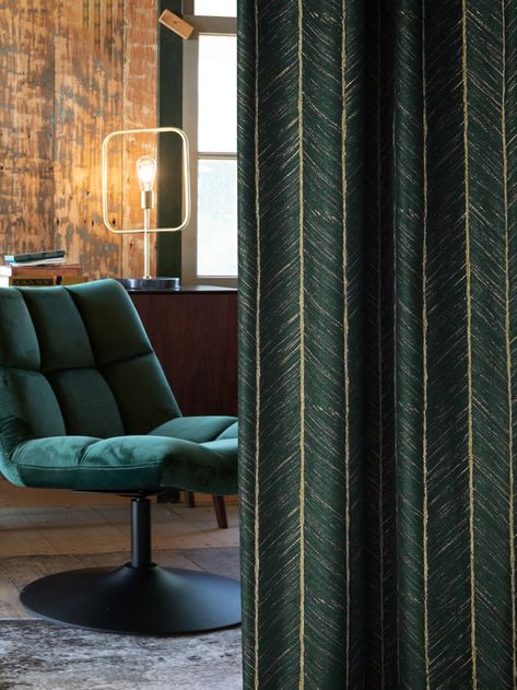 Luxury Fishbone Pattern Jacquard Curtain Custom Drapes Herringbone Pattern Stripes Gold Lines Living Room Finished Curtain green - Etsy Green Curtains Living Room, Gold Curtains Living Room, Jacquard Curtains, Striped Bedroom, Art Deco Curtains, Retro Curtains, Gold Curtains, Luxury Curtains, Quality Curtains