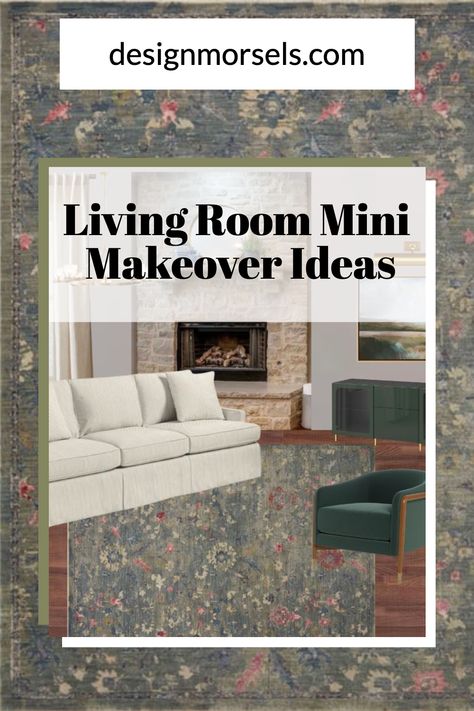 Living Room Mini Makeover Ideas Small Farmhouse Living Room Furniture, Living Room Redecorating Ideas, Small Traditional Living Room, Small Farmhouse Living Room, Makeover Living Room, Clever Furniture, Burgundy Living Room, Mini Room, Easy Diy Ideas