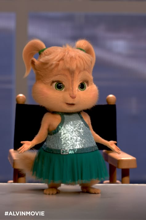 Eleanor's Ready for Hair and Makeup! | Alvin and the Chipmunks: The Road Chip Chipmunk Cute, Alvin And Chipmunks Movie, Alvin And Chipmunks, Chipmunks Movie, Minion Photos, Chipmunks And Chipettes, The Chipettes, Disney Cuties, Whatsapp Wallpaper