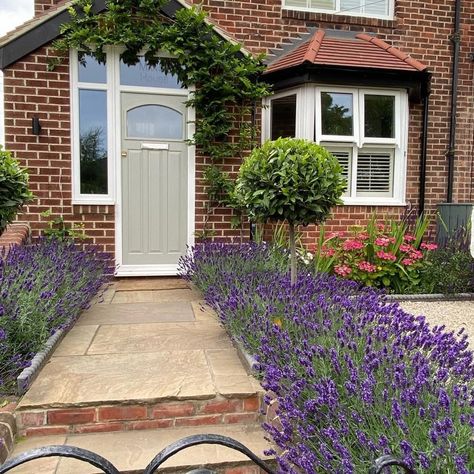 Uk Porch Ideas Inside, Uk Front Garden, Front Porch Uk, Cottage Front Doors Ideas, Uk Porch Ideas, Small Porch Ideas Uk, Front Porch Extension Ideas, Porch Extension Ideas, Curb Appeal Uk