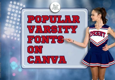 15 Most Popular Varsity Fonts On Canva & College Fonts Canva Varsity Font, Canva Fonts Sports, College Font Canva, Regions Of The Philippines, Varsity Font, School Fonts, School Jacket, Sports Fonts, Varsity Letter