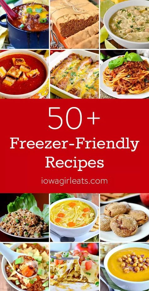 50+ Freezer-Friendly Recipes Meal Prep For Baby, Dinner Ideas Appetizers, Meals That Freeze Well, Iowa Recipes, Chili Lime Chicken Burgers, Meals For Busy Nights, Prep For Baby, Gluten Free Enchiladas, Take A Meal