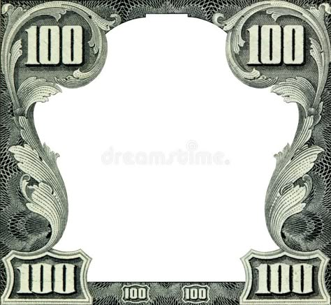 Dollars frame. One hundred dollar empty frame isolated on white , #affiliate, #dollar, #frame, #Dollars, #white, #isolated #ad 3d Dollar Sign Drawing, 100 Dollar Bill Tattoo Designs Stencil, Dollars Tattoo Design, Money Filigree, 100 Dollar Bill Tattoo Designs, Money Hungry Tattoo, Dollar Bill Tattoo, Tattoo Designs Stencil, 100 Dollar Bill Tattoo