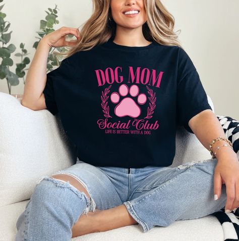 🎁 MEGA GRAPHIC TEE DROP! Four styles, endless vibes! ✨ 🐾 Dog Mom Social Club - For the pup parents who know life's better with four paws 🎀 "I Am Thankful" - Faith & gratitude in beautiful bow design 📚 BOOKTROVERT - Because books > people 👑 MAMA Checkers - Your favorite title in classic print https://ruthiesrack.com/collections/pre-order-items?page=6&sort_by=created-descending Cool Mom Shirts, Mom Graphic Tees, Dtf Print, Cool Mom, Social Club, Dtf Printing, Dress Romper, Mom Shirts, Graphic Shirts