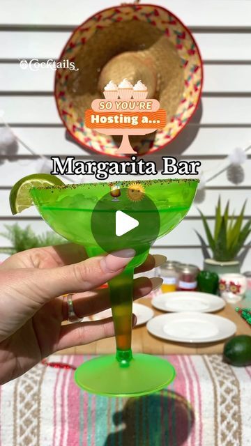 Cocktails (21+ to follow) on Instagram: "Sip, savor and salud!✨ Host your friends and serve a Margarita Bar for a fiesta of fun!🍹😋 Send this to your bestie that you want to recreate this with!🤩 #margarita #bar #athome #margaritabar #athomebar #homebar #host #hosting #diy #hack #hostingguide #tip #inspo #hostinginspo #cincodemayo #margaritadrink #fun #cocktail #sip #festive #cute #fyp" Diy Margarita Bar, Margarita Bar, Margarita Drink, Diy Hack, Follow On Instagram, Bars For Home, Festival, Drinks, Bar