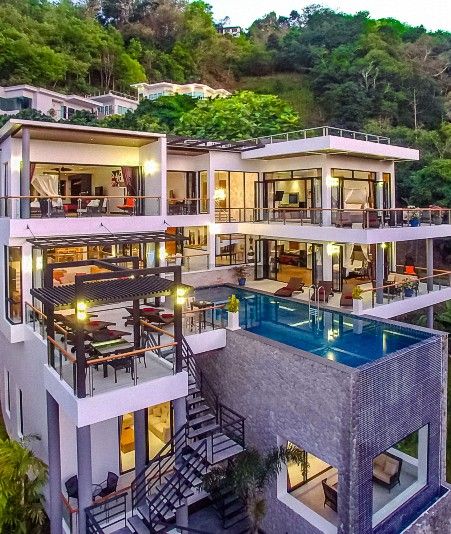 Phuket, Thailand - Private Mansion Grand Villa, Futuristic House, Villa Luxury, Luxury Houses Mansions, Dream Mansion, Modern Mansion, Mansions Luxury, Home Building Design, Luxury Homes Dream Houses