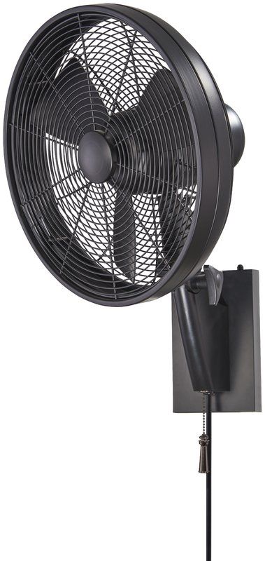 Anywhere 15" Oscillating Wall Fan Outdoor Fans, Wall Mount Fans, Wall Mounted Fan, Room Cooler, Enclosed Patio, Wall Fan, Minka Aire, Outdoor Fan, Flush Mount Ceiling Fan