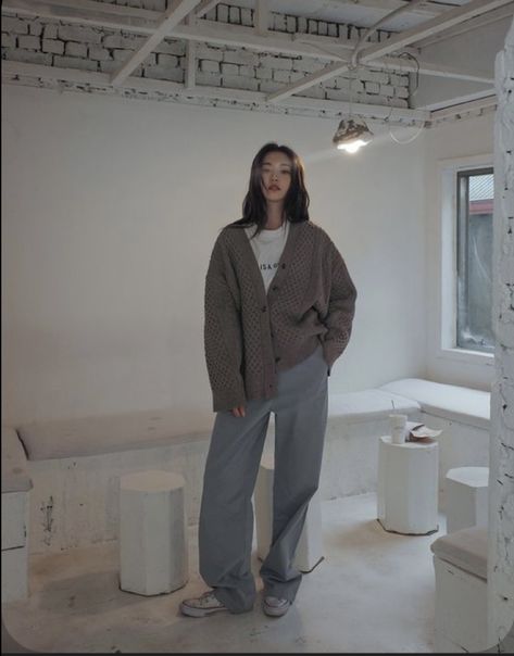 Mode Dope, High Waisted Wide Leg Pants, 가을 패션, Korean Street Fashion, Mode Vintage, Korean Outfits, Mode Inspiration, Looks Style, Looks Vintage