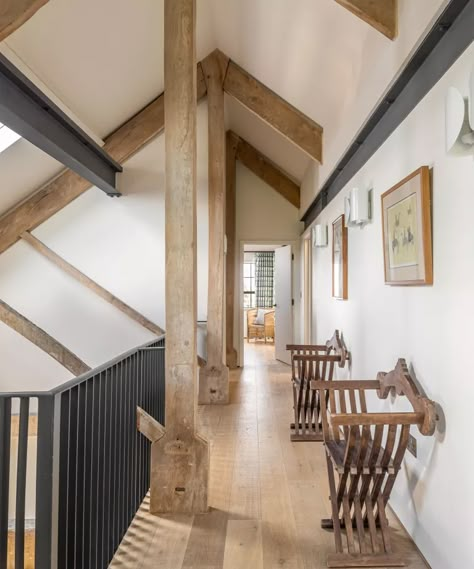 Barn conversion by interior designer Samantha Todhunter | Country Stable Conversion Interiors, Listed Building Interior, Modern Barn Conversion Interiors, Contemporary Farmhouse Interior, Contemporary Cottage Interiors, Modern Barn Interior, Stone Barn Conversion, Modern Barn Conversion, Barn Conversion Kitchen