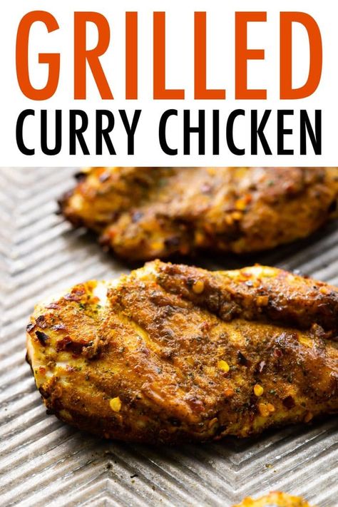 Curry Spice Blend, Thai Curry Chicken, Chicken Rub Recipes, Curry Chicken Thighs, Chicken Breast Curry, College Recipes, Curry Spice, Vinegar Chicken, Grilled Recipes