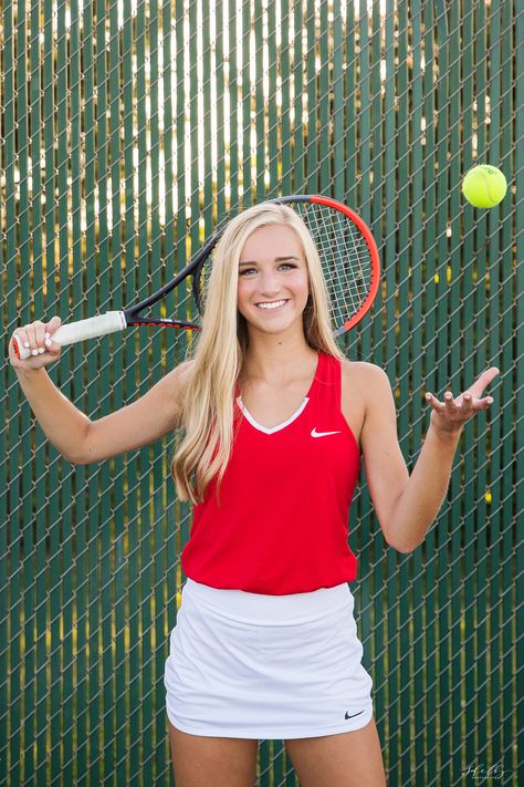 Abbi Nolte | Metamora Township High School Class of 2020 senior pictures | Shelby Photography Tennis School Pictures, Tennis Graduation Pictures, Tennis Media Day Poses, Tennis Poses Photo Ideas, Tennis Pictures Poses, Tennis Portraits, Tennis Photoshoot Ideas, Tennis Poses, Tennis Senior Pictures