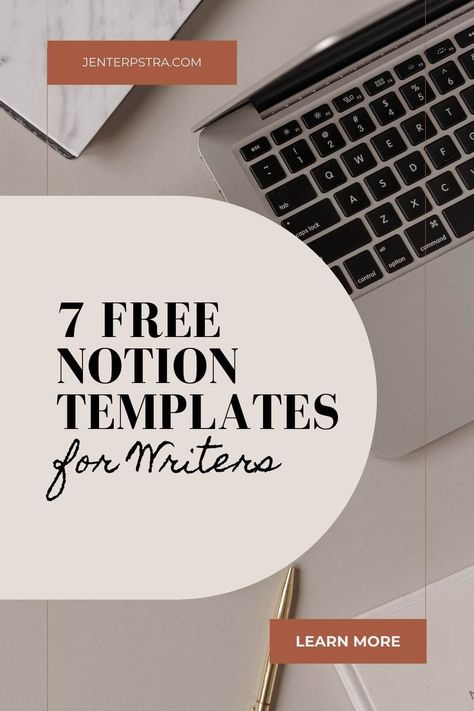 7 free Notion templates for writers for planning, drafting, and publishing creative writing // jenterpstra.com Notion Template For Writing, Notion Book Template Free, Notion Template Ideas For Writers, Notion Book Writing Template, Notion For Writers Template, Notion For Authors, Book Writing Template Free Printable, Writing Schedule Template, Writer Notion Template