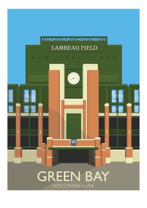 Nfl Art, Travel Gallery Wall, Green Bay Packers Fans, Green Bay Wisconsin, Lambeau Field, Vince Lombardi, Packers Fan, Free Gift Tags, Pencil And Paper