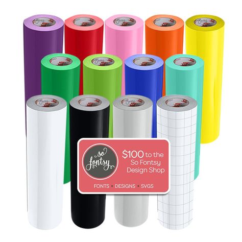 Oracal 651 Glossy 12 Inches by 6 Feet Rolls - 12 Pack Silhouette School, Swing Design, Oracal Vinyl, Paper Liner, Vinyl Rolls, Oracal 651, Transfer Tape, Cricut Vinyl, Sewing Stores