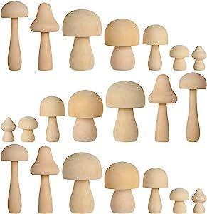 Diy Mushrooms, Mushroom Party, Wooden Mushrooms, Diy Bookshelf, Mushroom Crafts, Unfinished Wood Crafts, Mini Diy, Bookshelf Desk, Mushroom Decor