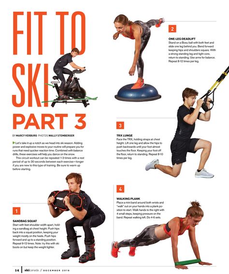 Ski Training Exercises, Skiing Exercises, Ski Exercises, Ski Tips For Beginners, Ski Workout, One Leg Deadlift, Ski Tips, Skiing Workout, Xc Skiing