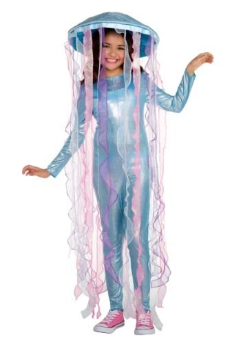 Diy Sea Creature Costume, Creature Halloween Costumes, Sea Animal Costumes, Fish Fancy Dress, Fish Costume Kids, Whimsical Jellyfish, Umbrella Jellyfish, Sea Creature Costume, Finding Nemo Costume