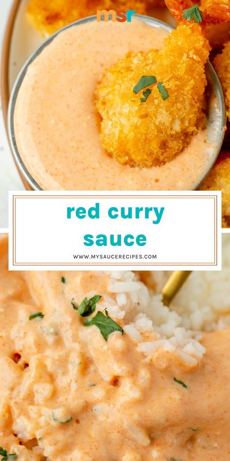 Slightly sweet, with a touch of heat, this red curry sauce takes mere minutes to make but is sure to elevate any dish you serve it with. Red Coconut Curry Sauce, Curry Sauce Recipe Easy, Red Curry Sauce Recipe, Truffle Ideas, Truffle Flavors, Caramel Homemade, Curry Sauce Recipe, Roasted Salad, Savory Food Recipes