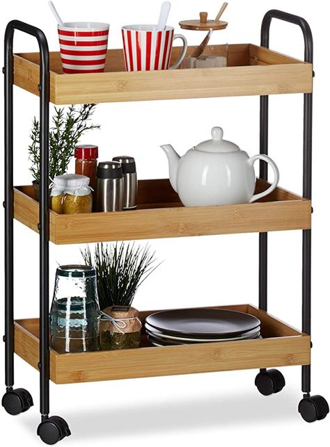 Home Theater Snack Bar Ideas, Snack Trolley, Home Theater Snack Bar, Trolley Ideas, Kitchen Trolley Cart, Kitchen Storage Trolley, Glass Bar Cart, Serving Trolley, Drinks Trolley