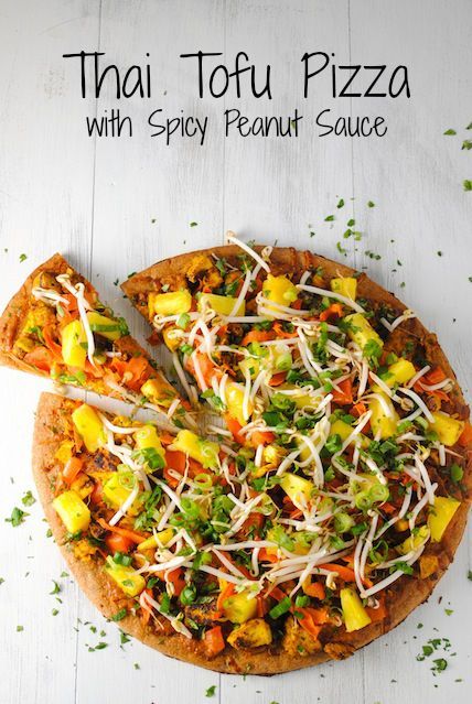 Tofu Pizza, Yakimeshi Recipe, Sandwiches Vegetarian, Recipes For Pizza, Dinners Vegetarian, Thai Tofu, Vegetarian Sandwiches, Vegetarian Party, Cooking Japanese