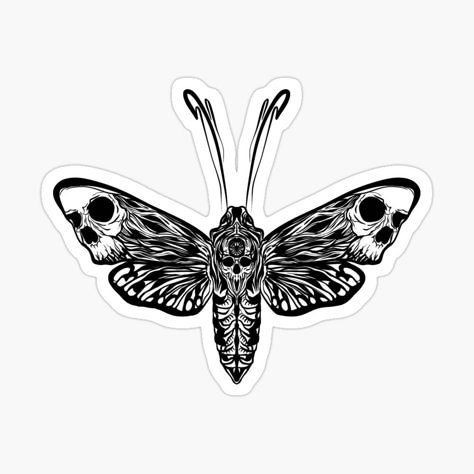 Get my art printed on awesome products. Support me at Redbubble #RBandME: https://www.redbubble.com/i/sticker/Gothic-Moth-by-ollie-creates/144577910.EJUG5?asc=u Gothic Stickers Aesthetic, Gothic Stickers Printable, Bedroom Poster Ideas, Diy Sticker Ideas, Kindle Background, Gothic Moth, Gothic Stickers, Moth Sticker, Collage Cutouts