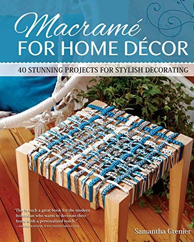 Macrame for Home Decor: 40 Stunning Projects for Stylish ... https://smile.amazon.com/dp/1565239512/ref=cm_sw_r_pi_dp_U_x_wQY5CbX9HFEN2 Essential Knots, Fishtail Bracelet, Modern Bohemian Decor, Decorating Books, Macrame Crafts, Crocheted Stuff, Knots Guide, Macrame Home Decor, Macrame Knots Pattern