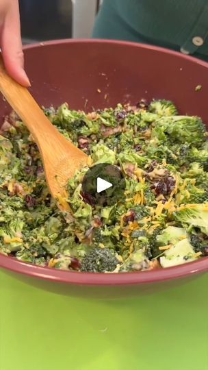 24K views · 48 reactions | Delicious broccoli salad

🎬 This original video was produced by Network Media and Olivia | By Storytime | Facebook Dash Recipes, Dash Recipe, Delicious Broccoli, Salad Dishes, Recipes Salads, Broccoli Salad, Summer Salad, Fresh Salads, How To Make Salad