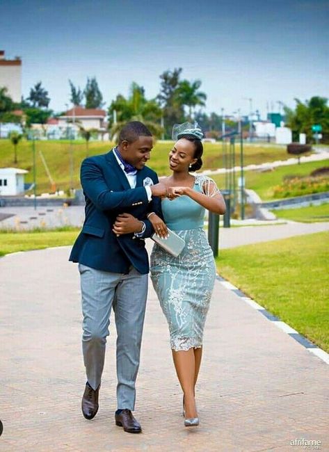 Meet Single Men, Couples African Outfits, Prewedding Photoshoot, Pre Wedding Photoshoot Outfit, Civil Wedding Dresses, Simple Lace, Engagement Pictures Poses, Couples Outfit, Couple Dress