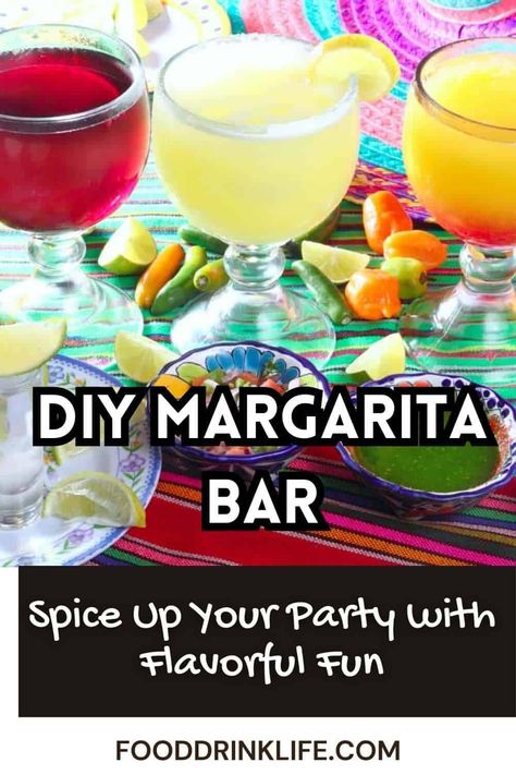 Crafting the perfect margarita bar How To Serve Margaritas At A Party, Margarita Bar For Party, Easy Margaritas For A Crowd, Margarita Station Ideas, Mamarita Bar Ideas, Margarita Board Ideas, Margarita Station Parties, Margarita Bar Ideas Drink Stations, Margarita Party Ideas