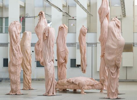 bart hess manipulates pink latex to resemble wrinkled human skin in grotto installation | Netfloor USA Bart Hess, Skin Model, Uncanny Valley, 카드 디자인, A Level Art, Sculpture Installation, Dutch Design, Skin Art, Anatomy Art