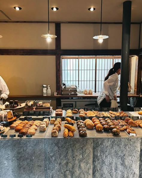 Tokyo Tokyo on Instagram: ""Think" is a bakery and sweets shop in Ueno Sakuragi, located within a collection of old Japanese houses constructed in 1938. Embracing the concept of "making starts from thinking," they bake bread every morning using the finest ingredients and traditional production methods. Their shop features seasonal sweets, including French bakes infused with the fragrance of fermented butter from Europe and carefully crafted classic cakes. Immerse yourself in a delightful moment surrounded by the aroma of freshly baked bread in a space brimming with the atmosphere of the Showa era ✨ 📍 Think @think_tokyo 🕑 Hours 10:00-17:00 (Closes when sold out) Closed on Mondays and Tuesdays (or the following day if a holiday) 🚃 Access - Nippori Station (JR Line), 10-min. walk from Sou Japanese Bakery Shop Aesthetic, Japanese Bakery Shop, Fermented Butter, Japan Bakery, Korean Bakery, Japanese Bakery, Tokyo Metro, Japanese Cookies, Bread Display