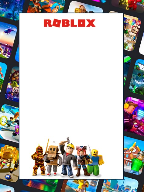 Roblox Party Invitations Free Printable, Roblox Invitation Template Free, Roblox Invitations Free Printables, Roblox Birthday Invitations Free, Roblox Invitation Card, Roblox Party Invitations, Roblox Party Games, Roblox Birthday Invitations, Roblox Invitation Template