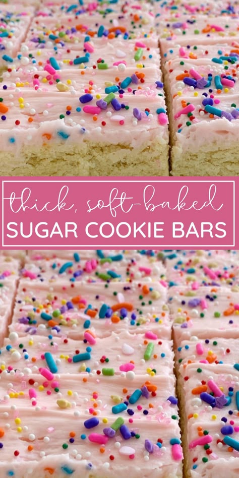 Sugar Cookie Bar, Daily Yum, The Best Cream Cheese Frosting, Sugar Cookie Bar Recipe, Best Cream Cheese Frosting, Bbq Dessert, Sugar Cookie Cakes, Sugar Cookie Bars, Cookie Bar