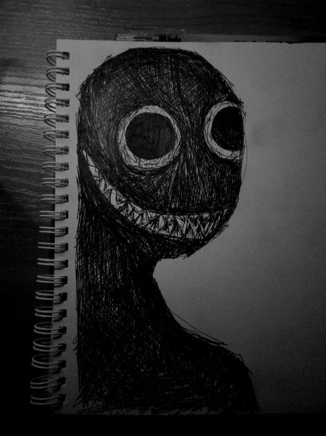 Drawing Ideas Easy Scary, Scary Characters Drawing, Scary Sketches Dark Art, Dark Horror Drawings, Creepy Sketch Ideas, Goth Sketches, Scary Drawing Ideas Easy, Horror Sketches Creepy, Creepy Drawing Ideas Dark Art