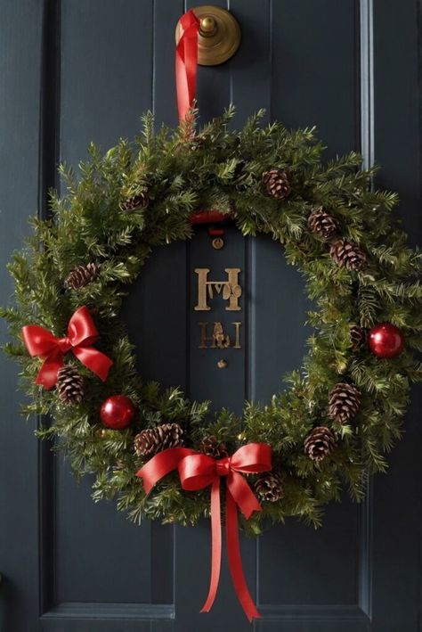 Avoid the hassle of drilling holes by using these 10 creative methods to hang a wreath on your front door with Items You Have at Home. Wreath On Front Door, Fall Fireplace Decor Mantles, Fall Home Aesthetic, Fall Bedroom Aesthetic, Fall Kitchen Decor Ideas, Fall Decor Living Room, Fall Apartment, Fall Bathroom Decor Ideas, Fall Porch Decor Ideas