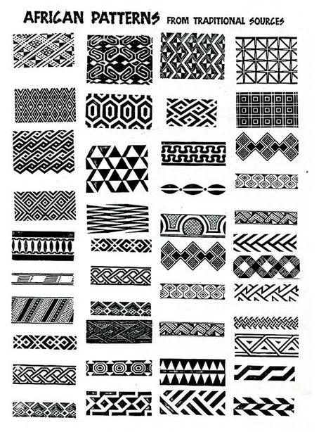 Designs for Zentangles | african patterns - ideas for zentangle African Tattoo, Maori Tattoos, Afrikaanse Kunst, Aztec Art, African Textiles, African Pattern, African Masks, Zentangle Patterns, African Design