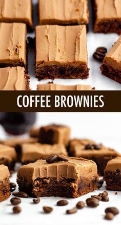 Scratch Brownies, Concentrated Coffee, Coffee Brownies, Brownies Cheesecake, Mocha Frosting, Resep Brownies, Coffee Dessert, Bar Cookies, Baking Sweets