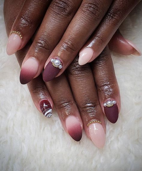 Bride Nails Indian, Nail Art For Engagement Brides Indian, Bridal Nail Extensions Brides, Indian Bridal Nails Designs Brides, Nail Extensions For Bride, Pink And Burgundy Nails, Nail Art For Engagement Brides, Indian Wedding Nail Art Designs, Wedding Nails Indian