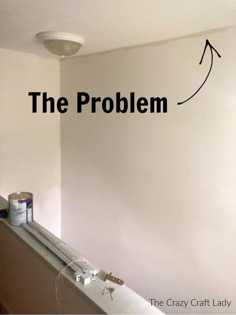 The problem - how to paint the trim on a tall wall Paint High Walls On Stairs, Painting Tall Stairwell, How To Paint Tall Walls, Painting Tall Walls On Stairs, How To Paint High Walls, How To Paint Stairwell Walls, How To Paint Tall Stairwell, Painting High Walls On Stairs, Paint Ideas For Stairway Walls