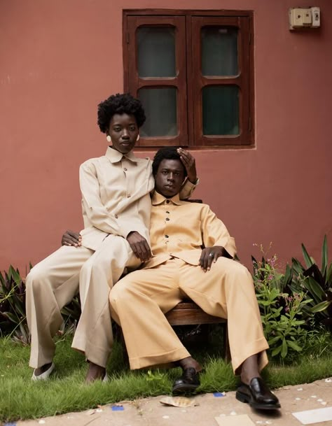 Family Portraits Editorial, Lover Photoshoot, African Love, Black Photography, Education For All, Black Couple, Fashion Photography Inspiration, Photoshoot Concept, Spring Summer 2022