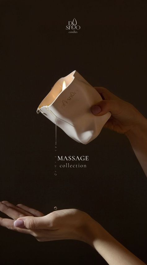 Unique Candle Design, Candle Marketing, Candle Decoration Ideas, Luxury Candle Brands, Candle Aesthetics, Candle Photoshoot, Candle Packaging Design, Massage Oil Candles, Candles Design