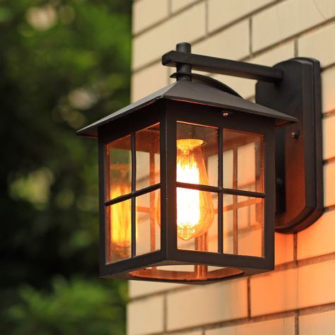 Square Shades, Black Wall Lamps, Lantern Set, Wall Mounted Lamps, Viria, Outdoor Light, Mode Design, Outdoor Wall Lamps, Outdoor Lanterns