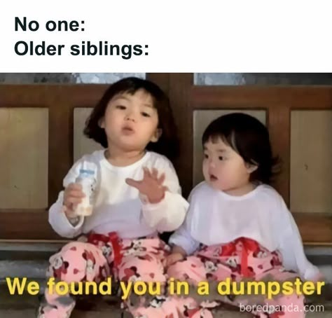 Funny-Spiciest-Memes Sister Meme, Siblings Funny Quotes, Sibling Memes, Siblings Funny, The Maxx, Relatable Funny, Top Memes, Life Memes, Funny Relatable Quotes